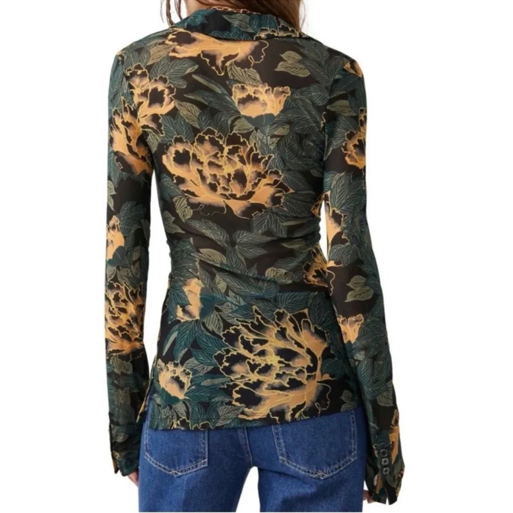 Free People Lucky Shirtee Blouse - Picture 3 of 6